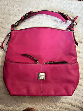 Dooney & Bourke Pink Leather Shoulder Bag